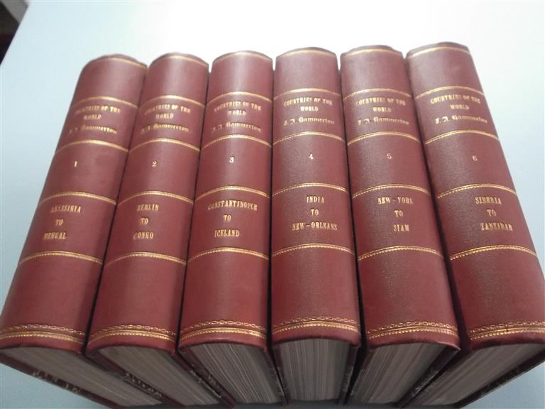 Countries of the world : described by the leading travel writers of the day : illustrated with some 4000 actual photographs of which about 1200 are given in full colours & in photogravure,  6 volumes (xxviii, 4348 p.) : ill., ports., plates, maps ; 2
