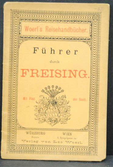 Führer durch Freising mit plan der Stadt,