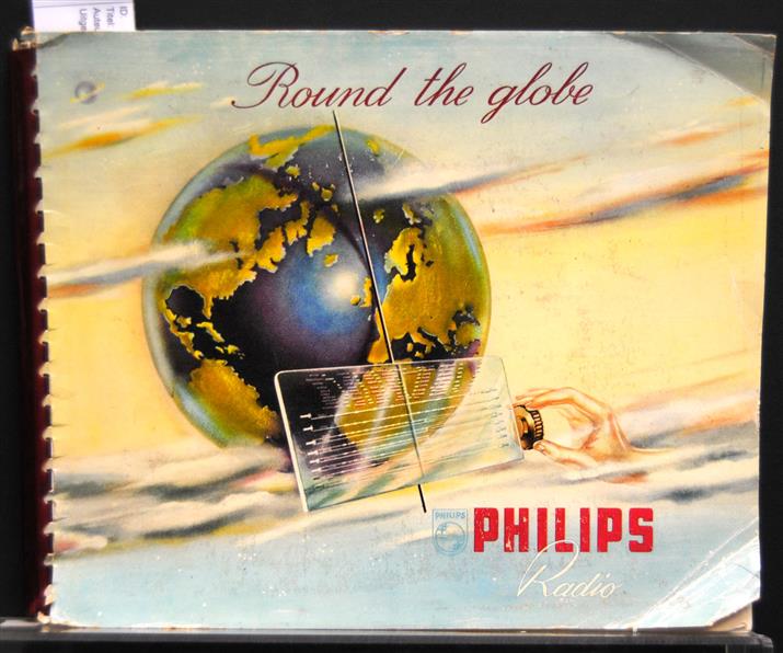 Philips introduce the new 1950 radio receivers. Round the Globe.