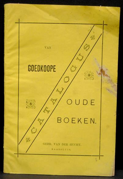Catalogus van goedkoope oude boeken.