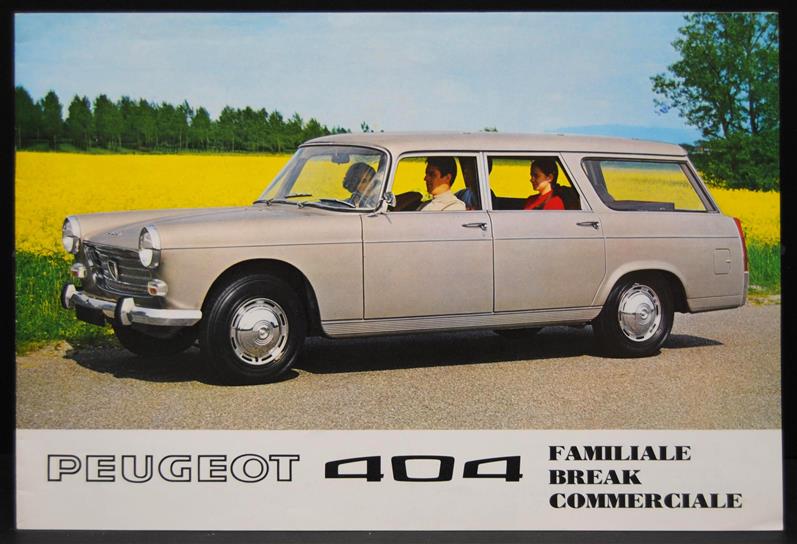 Peugeot 404 Familale, Break, Commerciale ( German language )
