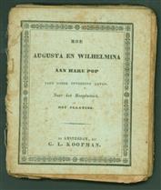 Hoe Augusta en Wilhelmina aan hare pop eene goede opvoeding gaven.