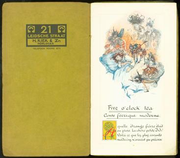 (BROCHURE) Five o'clock tea ( advertising booklet for Omega watches )