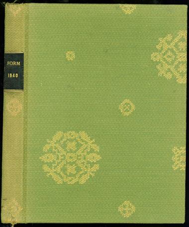Form Svenska Slöjdföreningens tidskrift. Year XXXVI ) = 1940