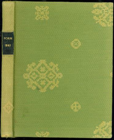 Form Svenska Slöjdföreningens tidskrift. Year XXXVII ) = 1941