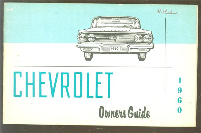 1960 Chevrolet owner's guide