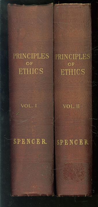 The principles of ethics : in two volumes. ( original edition 1904 / 1900 )