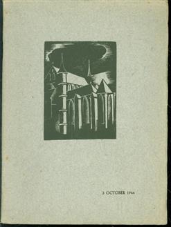 Herdenking van Leidens beleg en ontzet in de Pieterskerk te Leiden op 3 October 1944