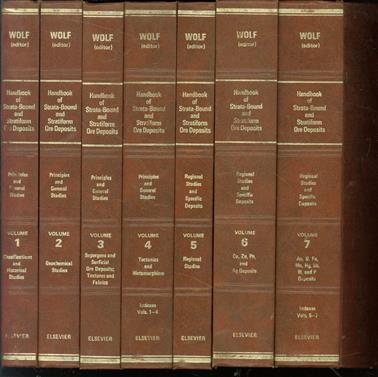 Handbook of strata-bound and stratiform ore deposits. Volume 1 - 7