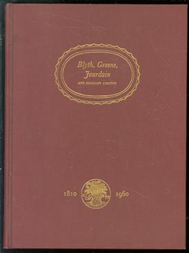 Blyth, Greene, Jourdain  Company Limited, 1810-1960