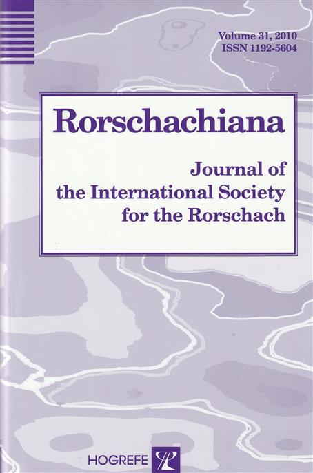 RORSCHACHIANA : journal of the international society for the rorschach,.