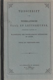 Tijdschrift voor Nederlandsche taal- en letterkunde