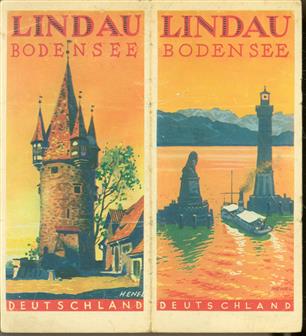 (TOERISME / TOERISTEN BROCHURE) Deutschland: Lindau Bodensee