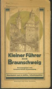 (TOERISME / TOERISTEN BROCHURE) Kleiner Fuhrer durch Braunschweig mit Stadtkarte. u. Theaterplan ( kriegsausgabe )