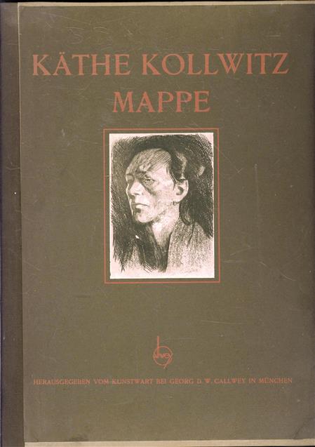 Kathe Kollwitz-mappe, ( complete with 12 large prints and 7 small ones in text and on cover )