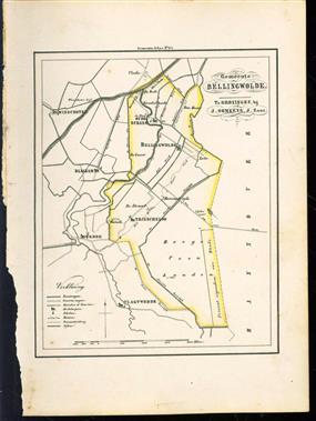 (GEMEENTE KAART - MUNICIPALITY MAP) - Bellingwolde