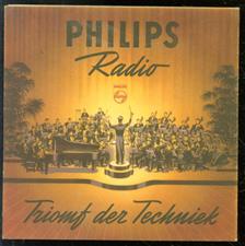 (BROCHURE) Philips Radio, triomf der techniek ( jubileum folder 60 jaar Philips )