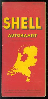 (RECLAME / ADVERTENTIE - ADVERTISEMENT) Shell autokaart van Nederland