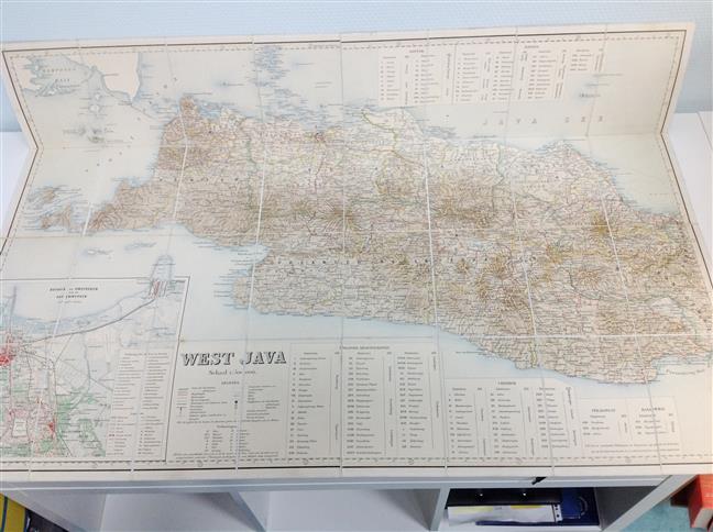 (PLATTEGROND / KAART - CITY MAP / MAP) West-Java