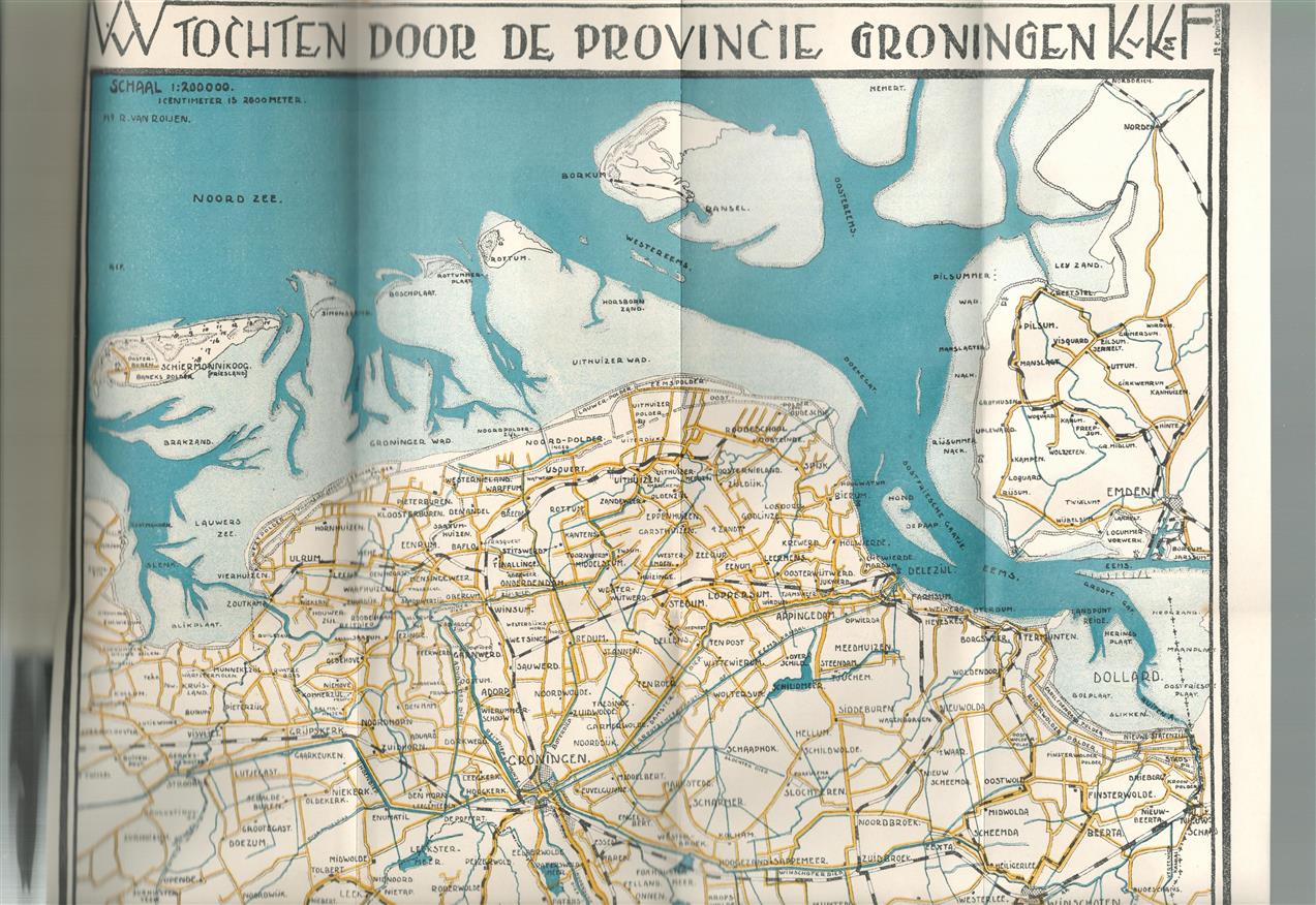 (PLATTEGROND / KAART - CITY MAP / MAP) Kastelen- en klederdrachtenkaart van Nederland