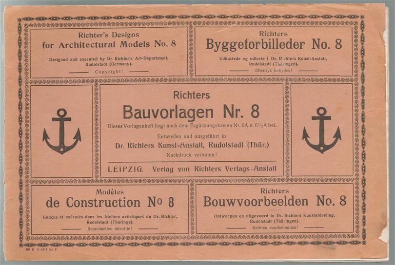 Richters Bauvorlagen = Richters designs for architectural models. Nr. 8.