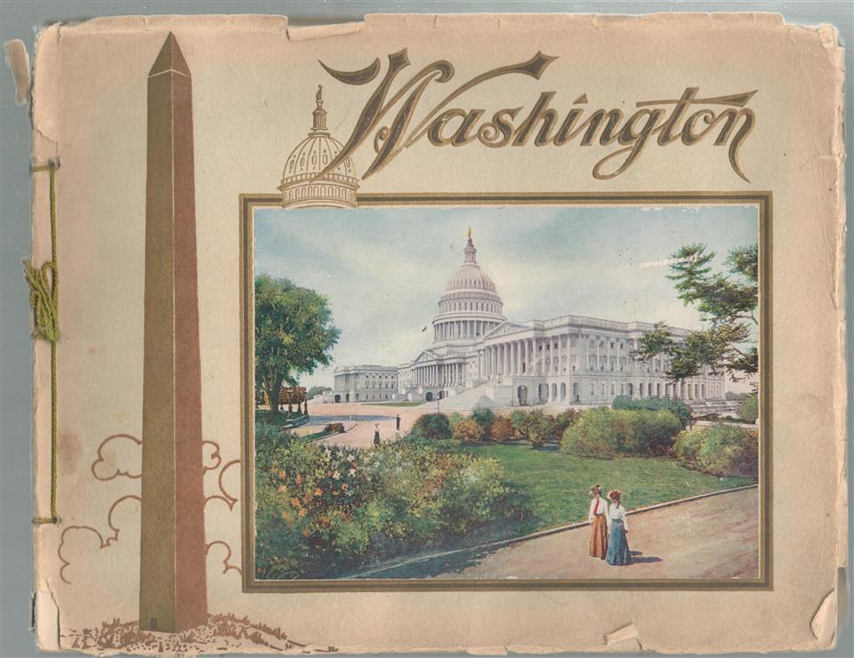 (TOERISME / TOERISTEN BROCHURE) Washington.( Illustrated with Photo Trichromatic prints )
