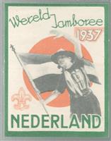 (SLUITZEGEL - POSTER STAMP) Wereldjamboree 1937