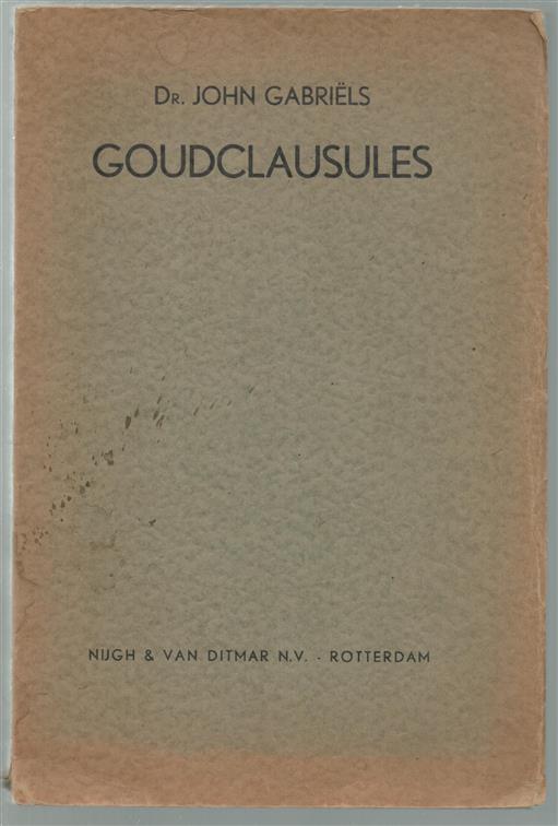 Goudclausules