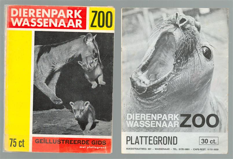 Dierenpark Wassenaar : geillustreerde gids met plattegrond  ( ZOO GUIDE )