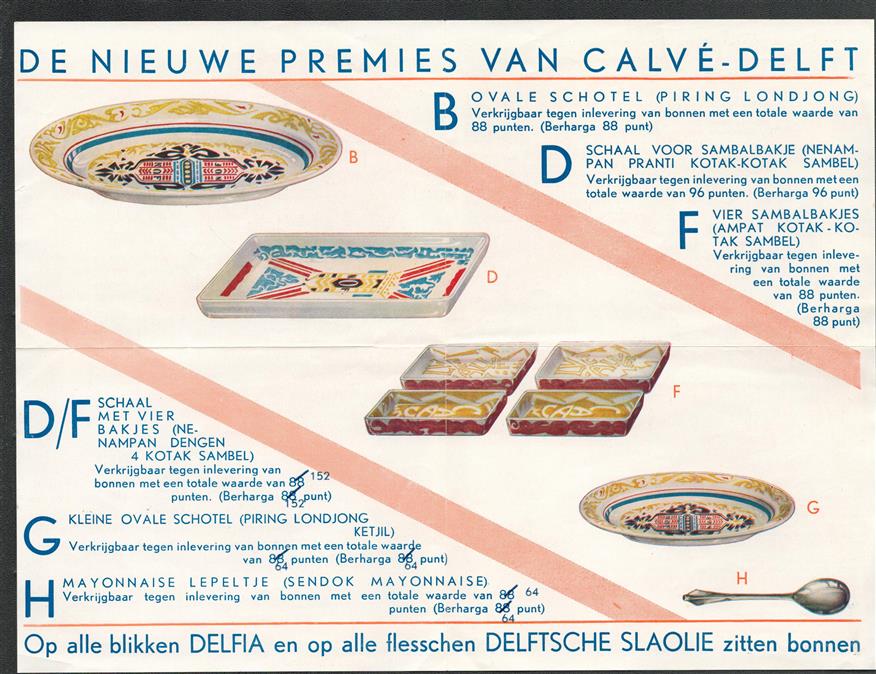 (BROCHURE) De nieuwe prachtige premies van Calve Delft zijn nu ook voor Indie beschikbaar.