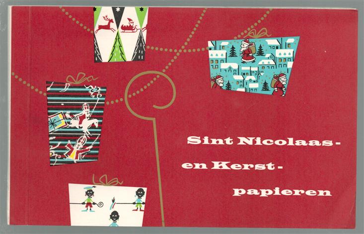 Sint Nicolaas en Kerstpapieren ( monsterboekje )