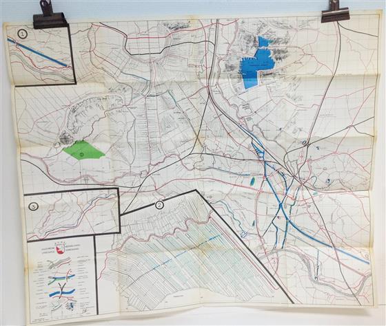 (PLATTEGROND / KAART - CITY MAP / MAP) Viswater - Hengelsport kaart  - A.U.H.V.