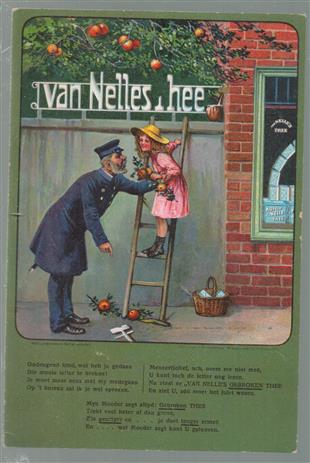 (RECLAME KAART - TRADECARD) Van Nelle s gebroken Thee....