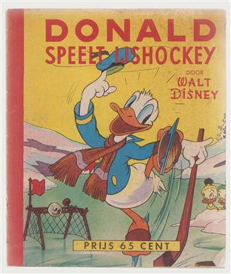 Donald speelt ijshockey