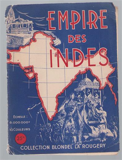 (PLATTEGROND / KAART - CITY MAP / MAP) Empire des Indes