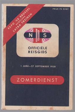 Officiële reisgids : zomerdienst 1 Juni - 27 September 1958 (expo '58 Brussel dagelijks extra treinen)