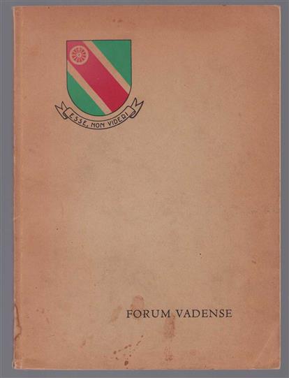 Forum Vadense : orgaan van Unitas Studiosorum Vadae. eerste lustrum 27 februari 1940