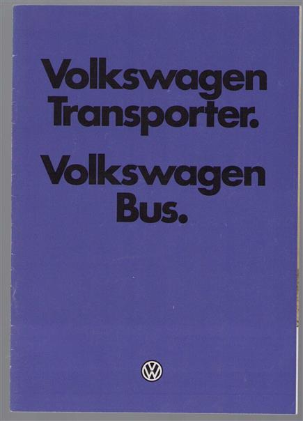 (AUTO FOLDER - CAR BROCHURE) volkswagen transporter volkswagen bus ( T3)