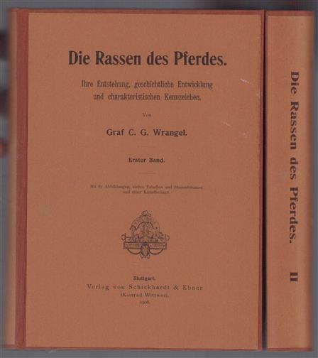 Die Rassen des Pferdes (edition 1908 new binding)