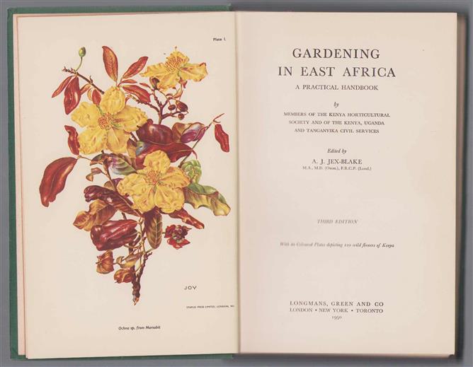 Gardening in East Africa ... Third edition, etc.