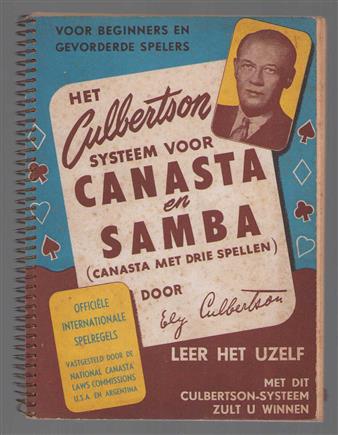 Het Culberson systeem voor canasta en samba (canasta met drie spellen)
