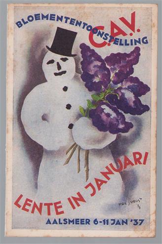 Bloemententoonstelling - Lente in Januari - Aalsmeer 5-11 Jan 1937