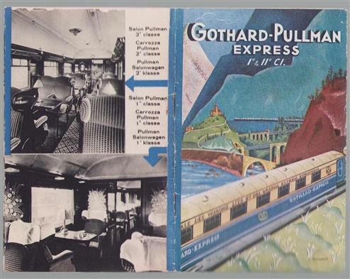 gothard pullman express - Advertising brochure