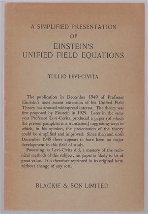 A simplified presentation of Einstein's unified field equations
