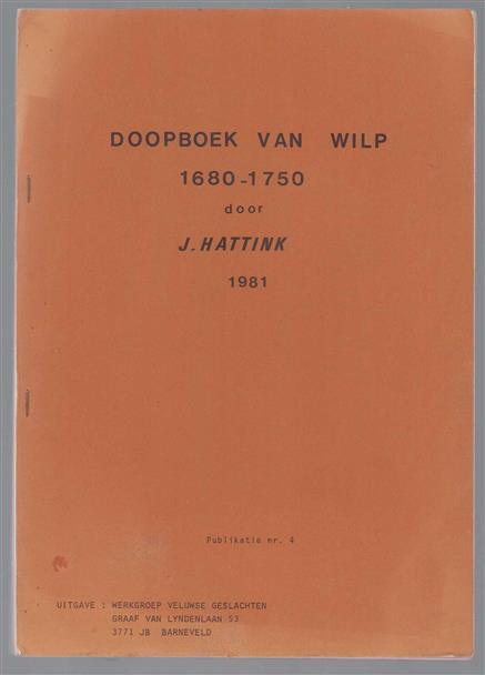 Doopboek van Wilp, 1680-1750