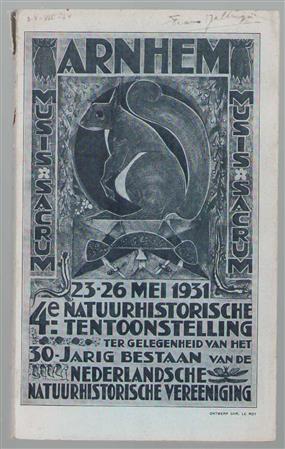 Handleiding voor de bezoekers van de 4de Natuurhistorische Tentoonstelling ter gelegenheid van het 30-jarig bestaan van de Nederlandsche Natuurhistorische Vereeniging te houden van 23 tot en met 27 Mei 1931 in "Musis Sacrum" te Arnhem.