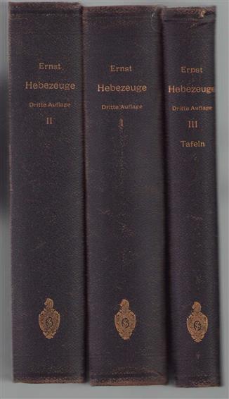 Die Hebezeuge (complete set 2x text + plates)