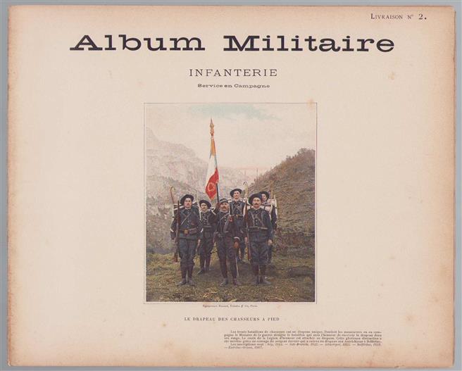 Album militaire de l'Armee francaise. Infanterie Service en Campagne