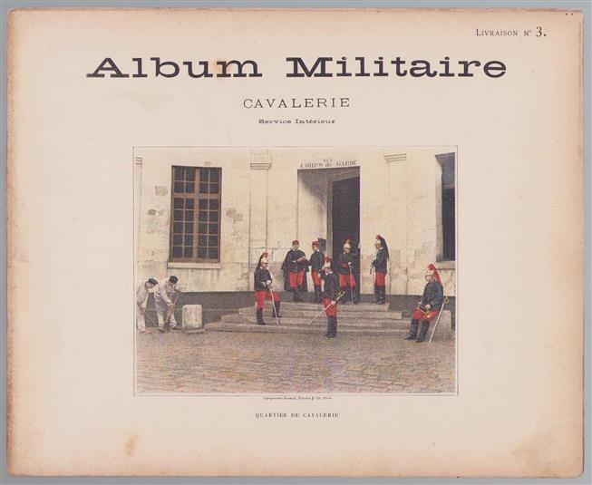 Album militaire de l'Armee francaise. Cavalerie service interieur