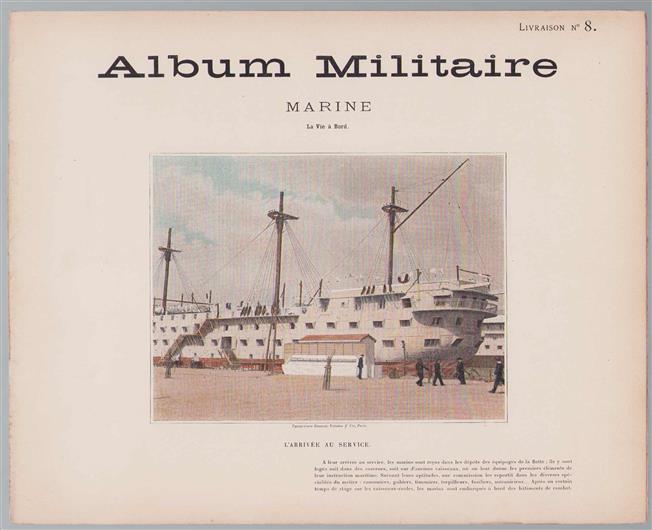 Album militaire de l'Armee francaise. Marine La vie a bord
